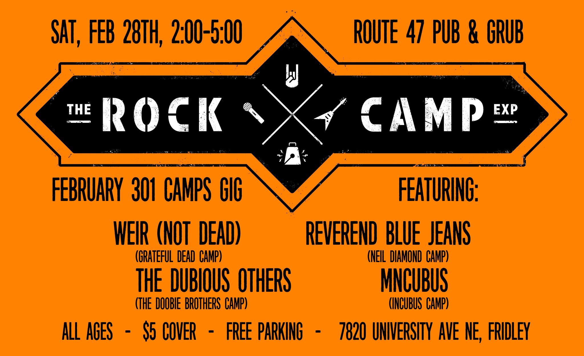 Rock Camp at Route 47 Pub